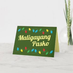 Maligayang Pasko   Filippijnen Kerst Kaart
