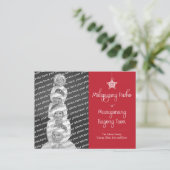 Maligayang Pasko Foto Briefkaart (Staand voorkant)
