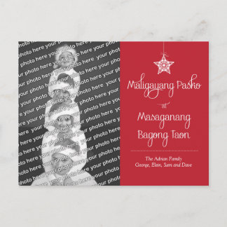 Maligayang Pasko Foto Briefkaart