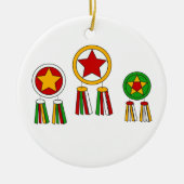 Maligayang Pasko Keramisch Ornament (Voorkant)