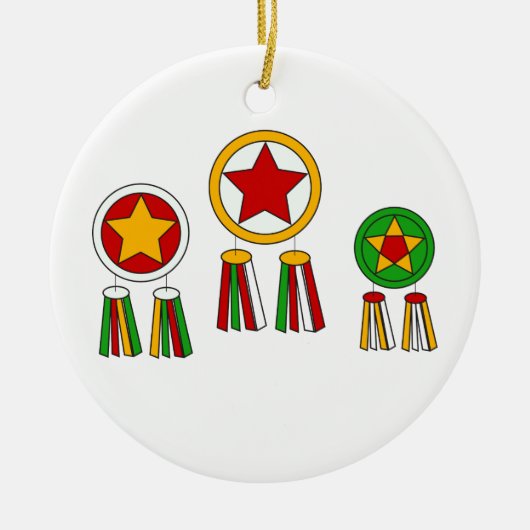 Maligayang Pasko Keramisch Ornament (Voorkant)