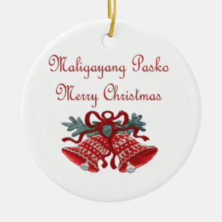 Maligayang Pasko Keramisch Ornament
