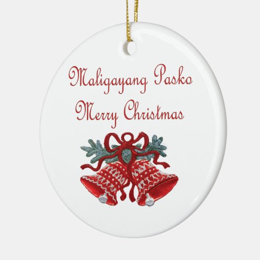 Maligayang Pasko Keramisch Ornament (Links)
