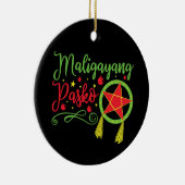 Maligayang Pasko kerstFilipino Filippijnen Keramisch Ornament (Rechts)