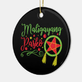 Maligayang Pasko kerstFilipino Filippijnen Keramisch Ornament (Links)