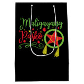Maligayang Pasko kerstFilipino Filippijnen Medium Cadeauzakje (Achterkant)
