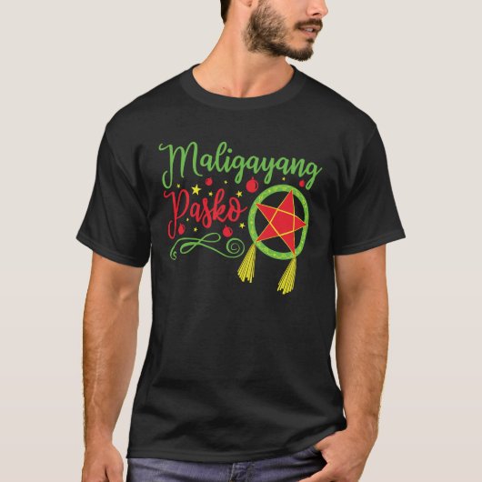 Maligayang Pasko kerstFilipino Filippijnen T-shirt (Voorkant)