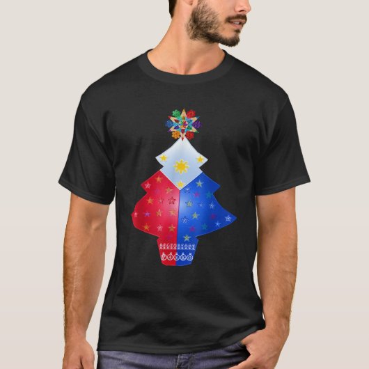 Maligayang Pasko Merry KerstFilipijnen T-shirt (Voorkant)