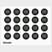 Maligayang Pasko Philipes Merry Ronde Sticker (Vel)