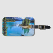 Maligne Lake, Alberta, Canada Bagagelabel (Voorkant (horizontaal))