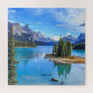 Maligne Lake, Alberta, Canada Legpuzzel