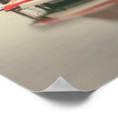 Maligne Lake-botenhuis Poster (Hoek)