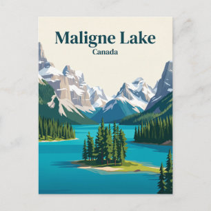 Maligne Lake Canada Briefkaart