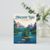 Maligne Lake Canada Briefkaart (Staand voorkant)
