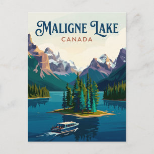 Maligne Lake Canada Briefkaart