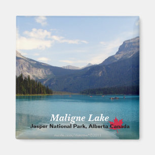 Maligne Lake/Jasper National Park, Alberta Canada Magneet