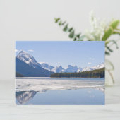 Maligne Lake - Jasper National Park, Canada Kaart (Staand voorkant)