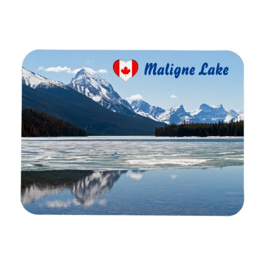 Maligne Lake - Jasper national park, Canada Magneet (Horizontaal)