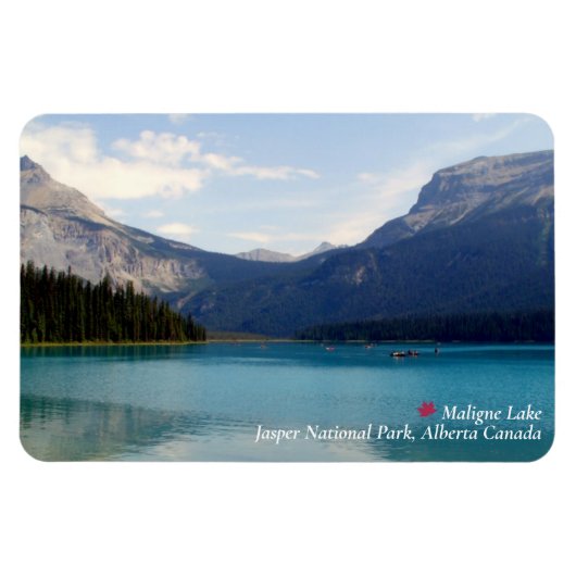 ©Maligne Lake/Jasper National Park, Canada Magneet (Horizontaal)