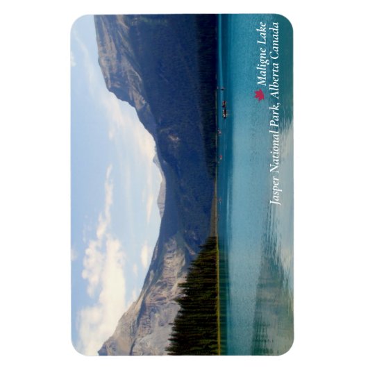©Maligne Lake/Jasper National Park, Canada Magneet (Verticaal)