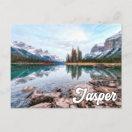Maligne Lake, Nationaal park Jasper Briefkaart