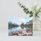 Maligne Lake, Nationaal park Jasper Briefkaart (Staand voorkant)