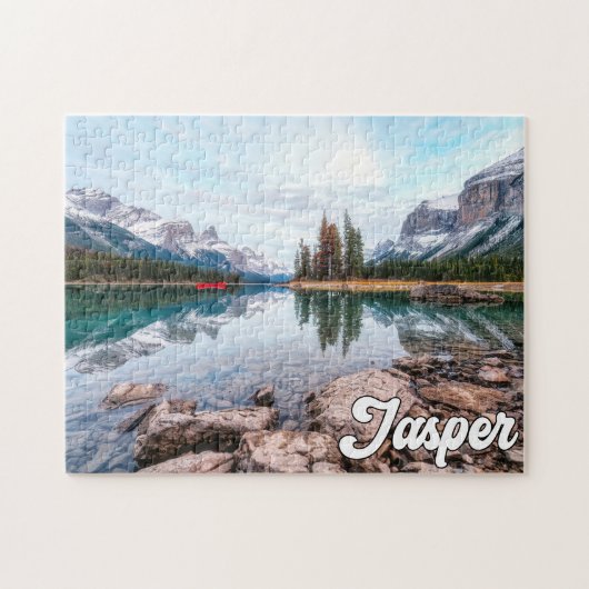 Maligne Lake, Nationaal park Jasper Legpuzzel (Horizontaal)