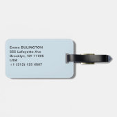 Maligne Lake reflectie - Jasper, Alberta, Canada Bagagelabel (Achterkant horizontaal)