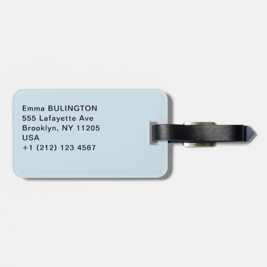 Maligne Lake reflectie - Jasper, Alberta, Canada Bagagelabel (Achterkant horizontaal)