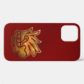 Malinalli AZTEC Gold en Red Case-Mate iPhone Case (Achterkant (horizontaal))