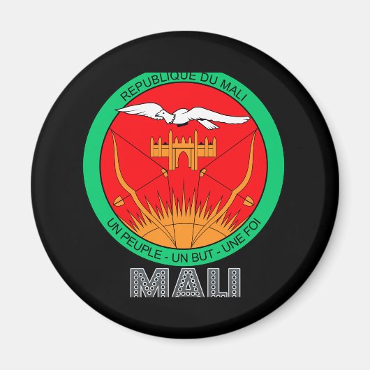 Malinees embleem magneet (Voorkant)