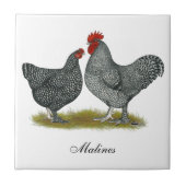 Malinekippen Tegeltje (Voorkant)