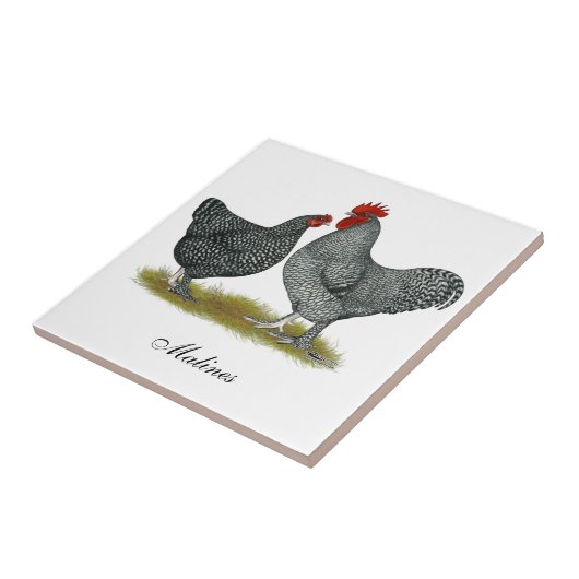 Malinekippen Tegeltje (Zijkant)