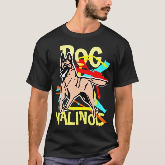 Malinese dog t-shirt (Voorkant)