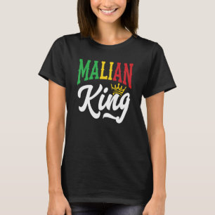 Malinese Koning Mali Malinees Mali Vlag T-shirt