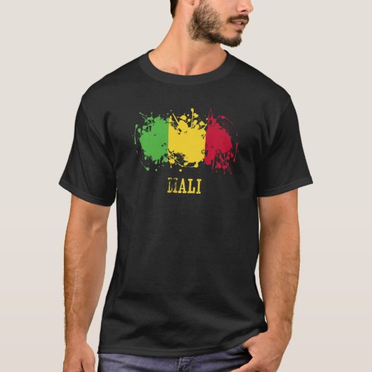 Malinese liefhebbers op Mali en Mali T-shirt (Voorkant)