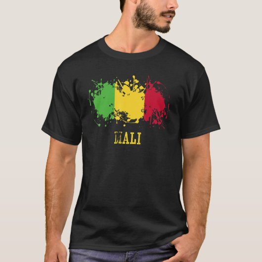 Malinese liefhebbers op Mali en Mali T-shirt (Voorkant)