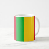 Malinese vlag Keramische Mok (Voorkant rechts)