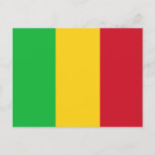 Malinese vlag, vlag van Mali Briefkaart (Voorkant)