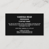 Malinese vlag, vlag van Mali Visitekaartje (Achterkant)