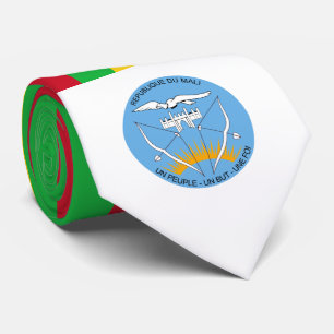 Malinese Vlag & Wapen, Vlag van Mali Stropdas