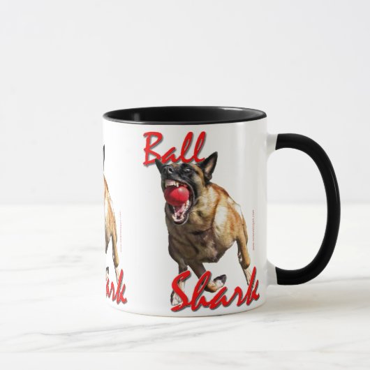 Malinois Ball Shark 2 Mok (Rechts)