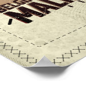 Malinois - Belgian shepherd -Mechelaar -Maligator Poster (Hoek)