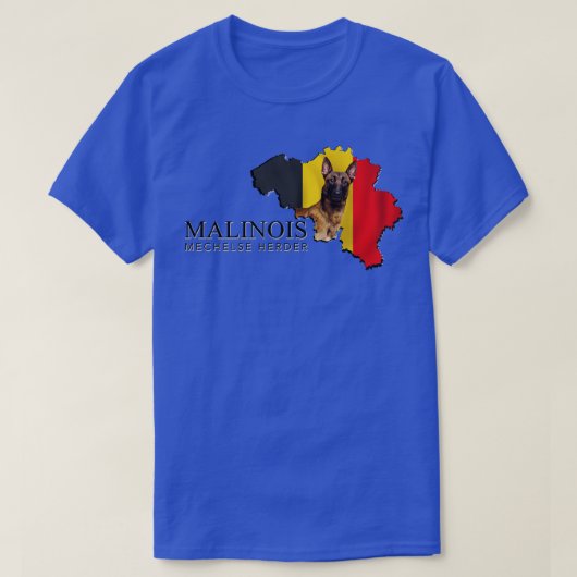 Malinois Belgische herder (17) T-shirt (Design voorkant)