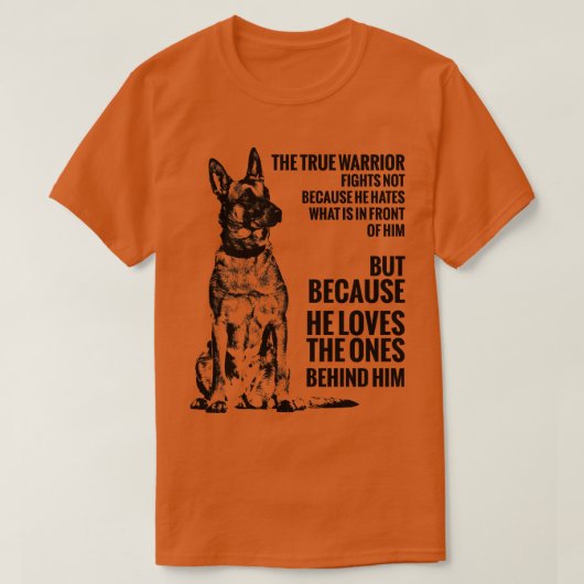 Malinois Belgische herder Mechelaar (17) T-shirt (Design voorkant)