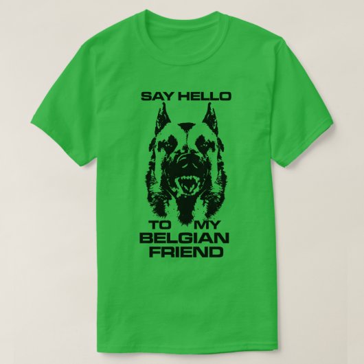 Malinois Belgische herder Mechelaar (1) T-shirt (Design voorkant)