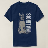 Malinois Belgische herder Mechelaar 2 T-shirt (Design voorkant)