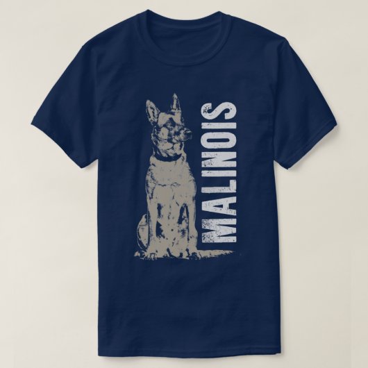 Malinois Belgische herder Mechelaar 2 T-shirt (Design voorkant)
