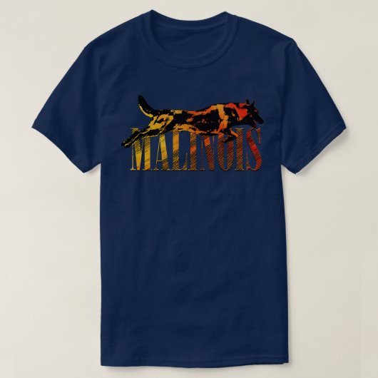 Malinois Belgische herder Mechelaar (2) T-shirt (Design voorkant)