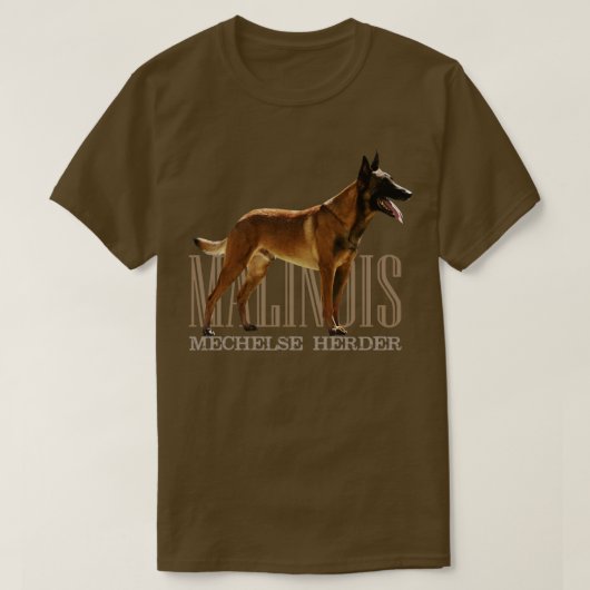 Malinois Belgische herder Mechelaar (5) T-shirt (Design voorkant)